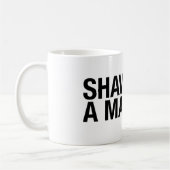 Shave like a Man Safety Razor Coffee Mok (Links)