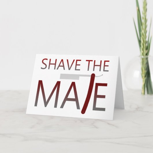Shave the Mate Aankondiging (Voorkant)