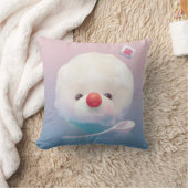 Shaved Ice Pup: Smiling Bichon Summer Dessert Kussen (Deken)