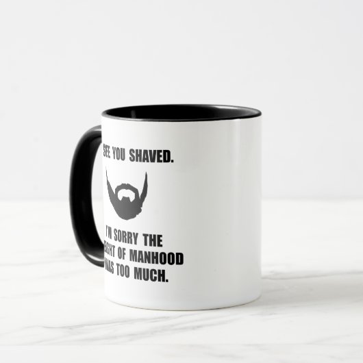 Shaved Manhood Mok (Voorkant links)