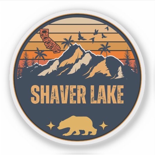 Shaver Lake, Californië Sticker (Voorkant)