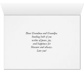 Shavuot Blessings voor mijn grootouders, Barley Su (Binenzijde Horizontaal (Onderkant))