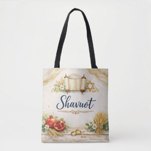 Shavuot Cadeau, Feest van Weken, Joodse Feestdag  Tote Bag