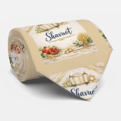 Shavuot Feest van Weken - Messiaanse Joodse Gift Stropdas (Opgerold)