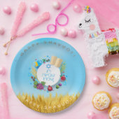 SHAVUOT Festival Jewish Holiday Gold Wheat Field Papieren Bordje (Feest)