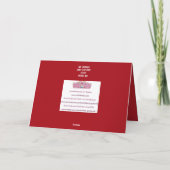 Shavuot glinsterende granaatappels kaart (Achterkant)