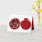 Shavuot glinsterende granaatappels kaart (Gele Bloem)