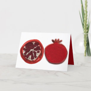 Shavuot glinsterende granaatappels kaart