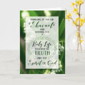 Shavuot Lily van het Heilige Leven van de Valley Kaart (Gele Bloem)