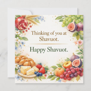 Shavuot Wenskaart, Denken aan Jou met Shavuot