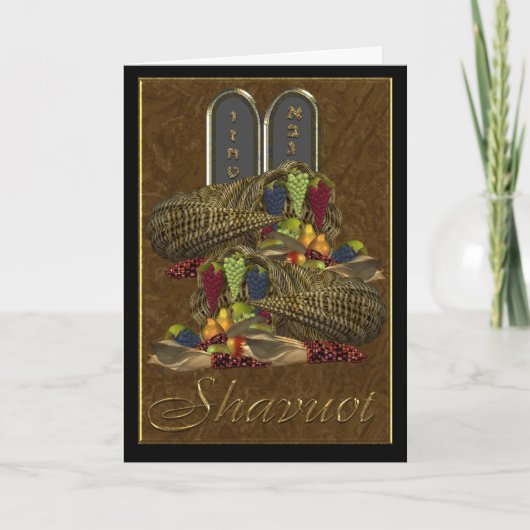 Shavuot-Wenskaart Kaart (Voorkant)