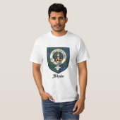 Shaw Clan Crest Badge Tartan T-shirt (Voorkant volledig)