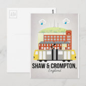 Shaw en Crompton Briefkaart (Voorkant / Achterkant)