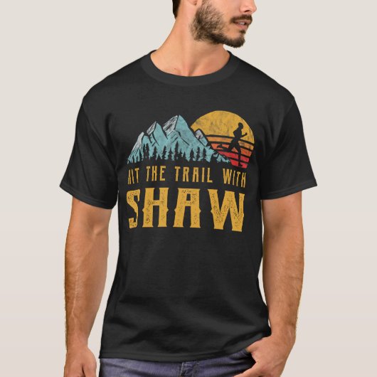 SHAW Familie loopt - steek het spoor met SHAW T-shirt (Voorkant)