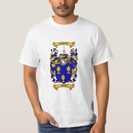 Shaw Family Crest - Shaw Coat of Arms T-shirt (Voorkant)