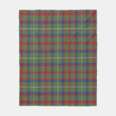 Shaw Green Modern Schotlandse ruit Fleece Deken (Voorkant)