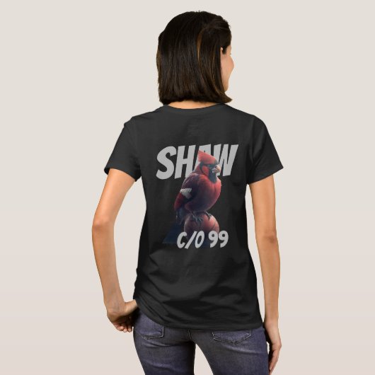 Shaw High School Class of 99 T-Shirt Ball (Achterkant volledig)