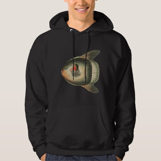 Shaw Korte zon vis illustratie Hoodie (Voorkant)