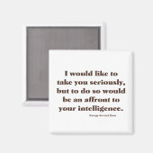 Shaw on Intelligence Magneet (Voorkant / Achterkant)