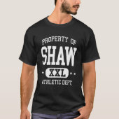 Shaw Retro Athletic Property Dept T-shirt (Voorkant)