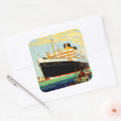 Shaw Savill Line Vierkante Sticker (Envelop)