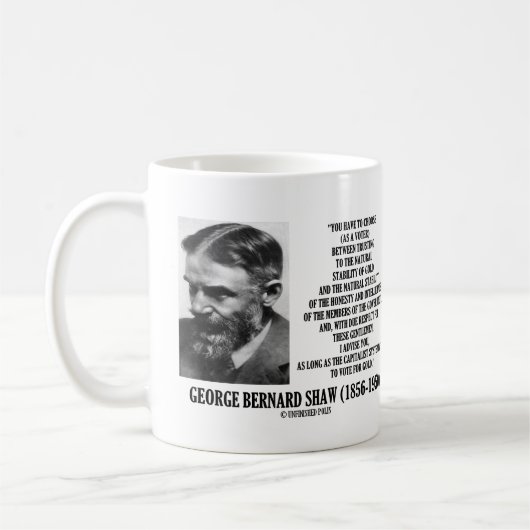 Shaw Stabiliteit Goud Eerlijkheid Leden Overheid Q Koffiemok (Links)