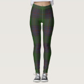 Shaw Tartan Clan Plaid Leggings (Voorkant)