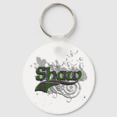 Shaw Tartan Grunge Sleutelhanger (Voorkant)