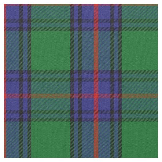 Shaw Tartan Print Stof (Close Up)
