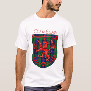 Shaw Tartan Scottish Pset Lion Rampant T-shirt