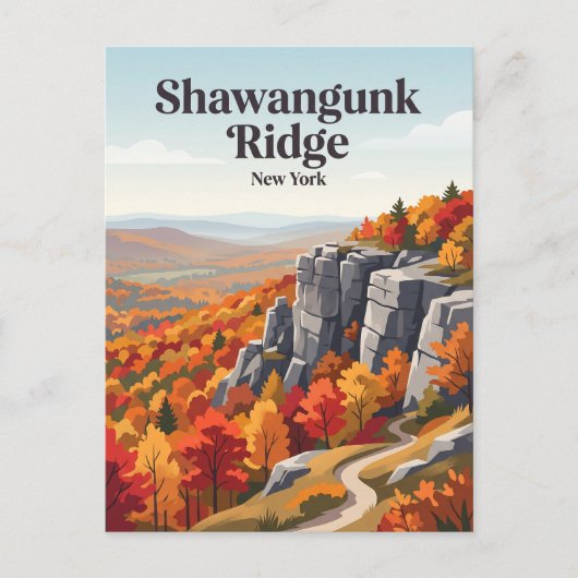 Shawangunk Ridge VS Briefkaart (Voorkant)