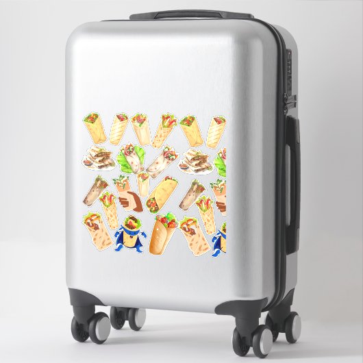 Shawarma Collage Sticker (Koffer)