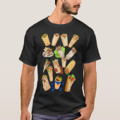 Shawarma Collage  T-shirt (Voorkant)