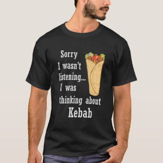Shawarma Eating Doner Kebab Turks eten T-shirt