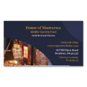 Shawarma Middle Eastern Magnetisch Visitekaartje (Voorkant)