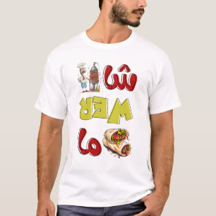Shawarma Shenanigans Hilarisch Arabisch Lekker ete T-shirt