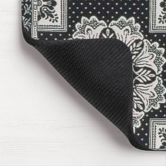 Shawl Flower Print Mousepad Muismat (Hoek)