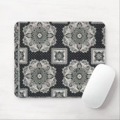 Shawl Flower Print Mousepad Muismat (Met muis)