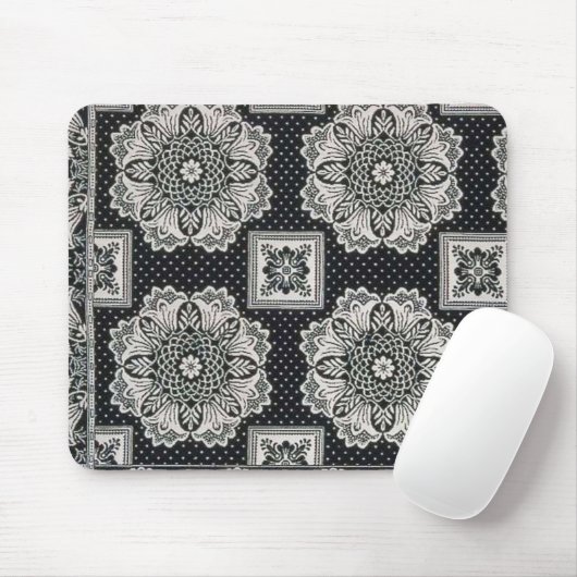 Shawl Flower Print Mousepad Muismat (Met muis)
