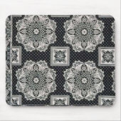 Shawl Flower Print Mousepad Muismat (Voorkant)