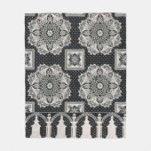 Shawl Flower Print Sherpa Deken (Voorkant)