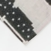 Shawl Flower Print Sherpa Deken (Hoek)