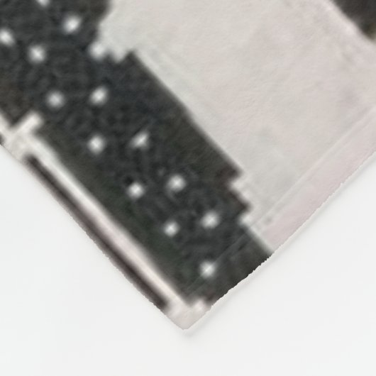 Shawl Flower Print Sherpa Deken (Hoek)