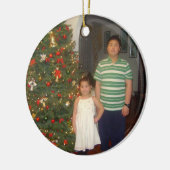 Shawn en Chloe Keramisch Ornament (Links)