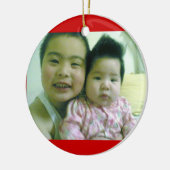 Shawn en Chloe little Keramisch Ornament (Links)