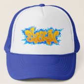 SHAWN Graffiti Art Name - Trucker Pet (Voorkant)
