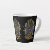 Shawn jouw naam in het oude Egyptische hiërogliefj Latte Mok (Rechterhoek)