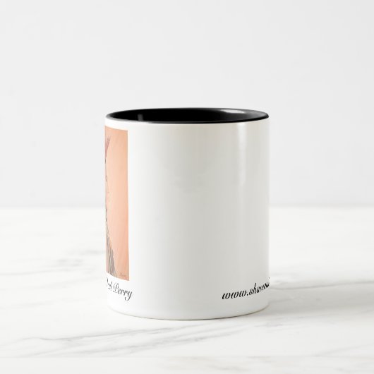 Shawn Michael Perry Limited Edition Tweekleurige Koffiemok (Center)