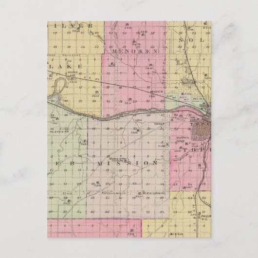 Shawnee County, Kansas Briefkaart (Voorkant)