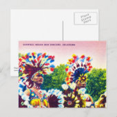 Shawnee Indian War Dancers, Oklahoma Briefkaart (Voorkant / Achterkant)